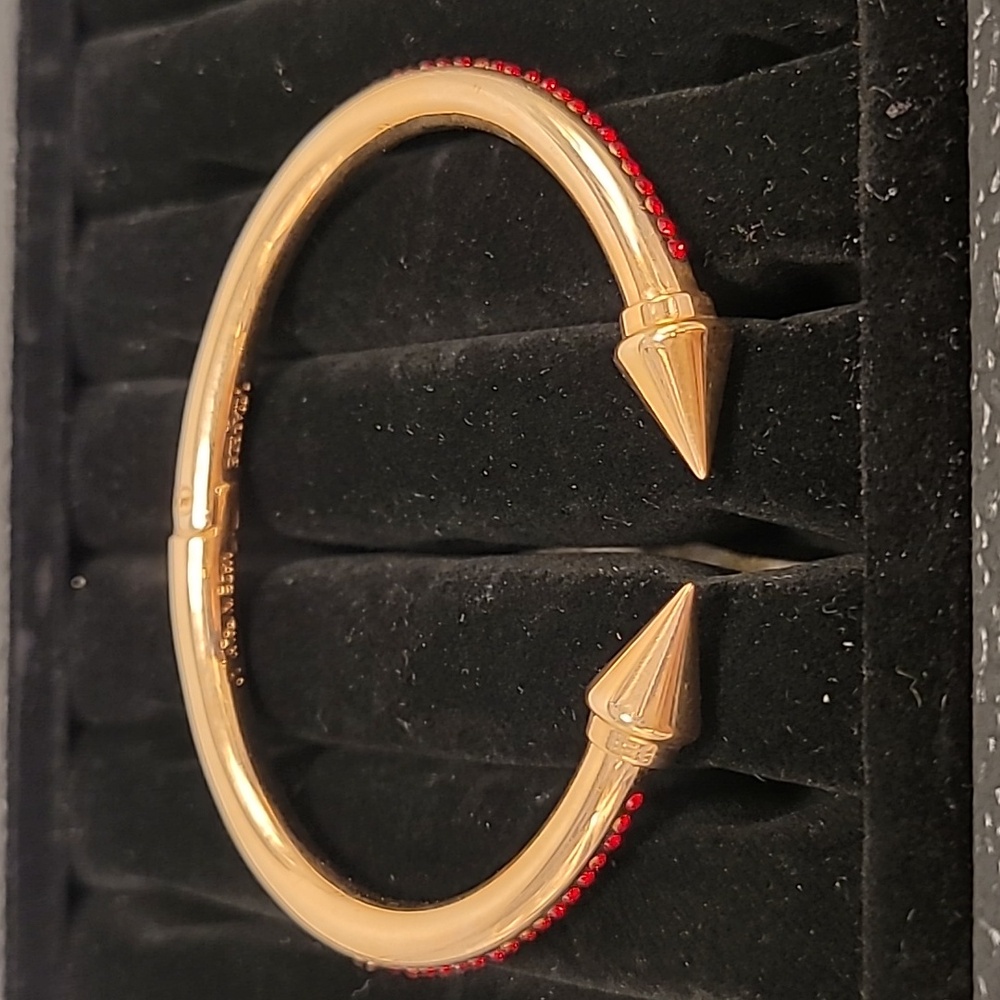 Vita Fede Mini Titan Side Surf Bracelet Rose Gold Red Light Siam Unisex New